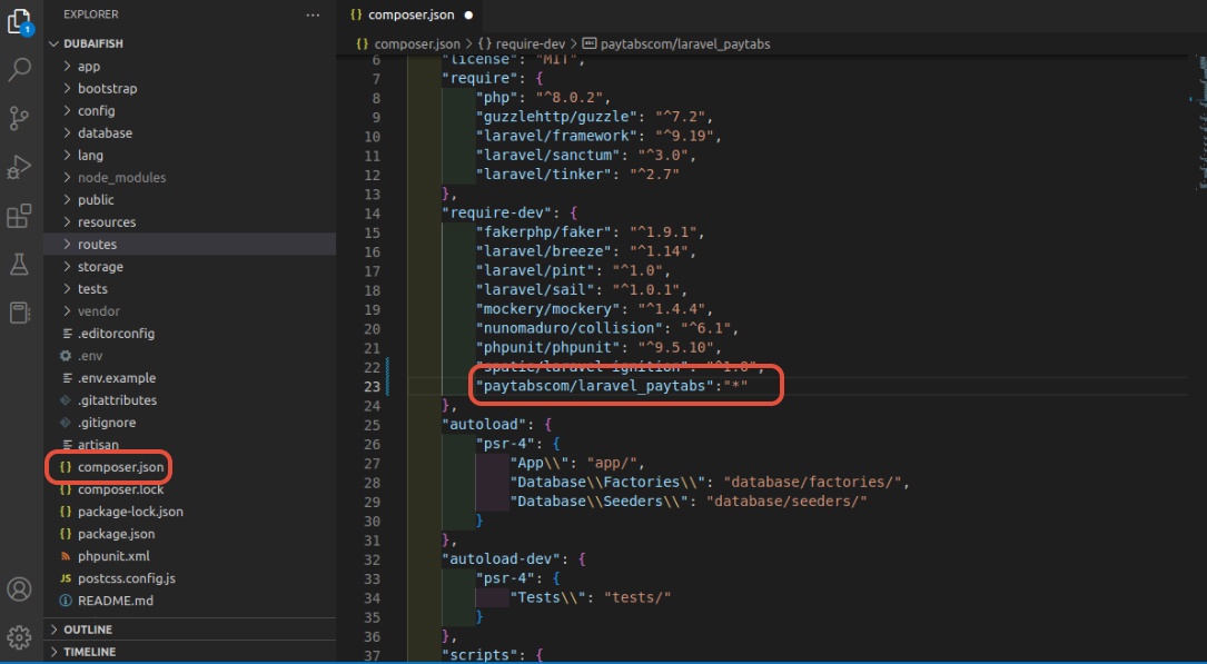 laravel composer