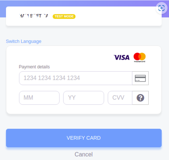 Payment Page