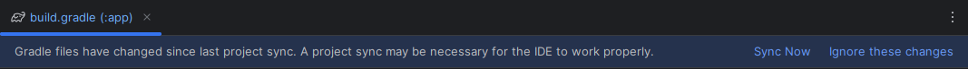 build.gradle Sync Now